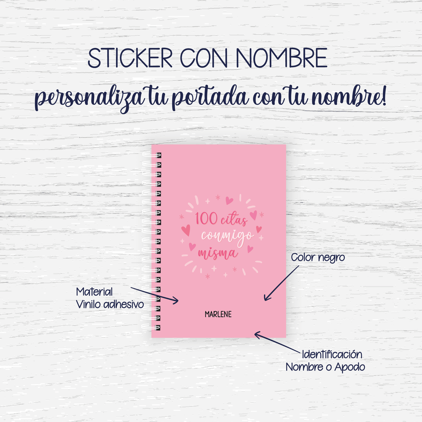 STICKER CON NOMBRE