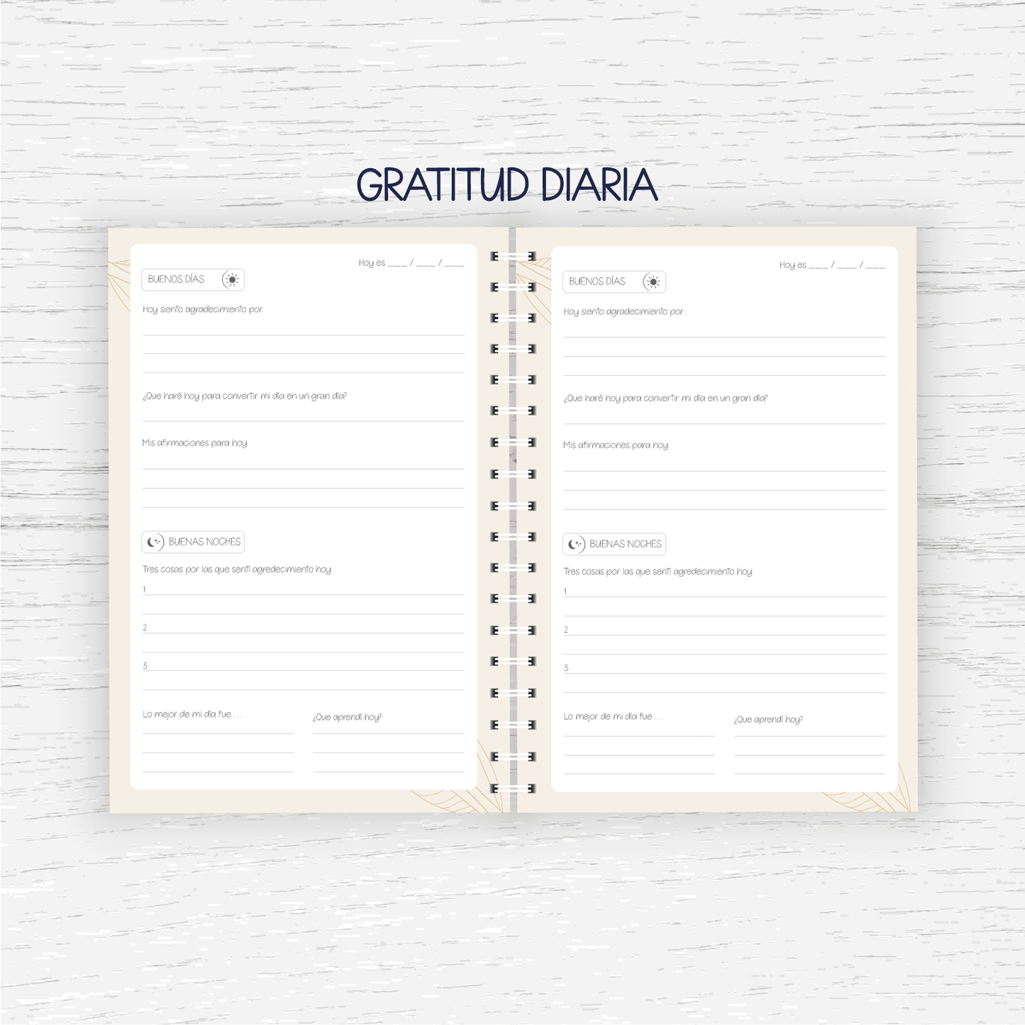 Diario de Gratitud