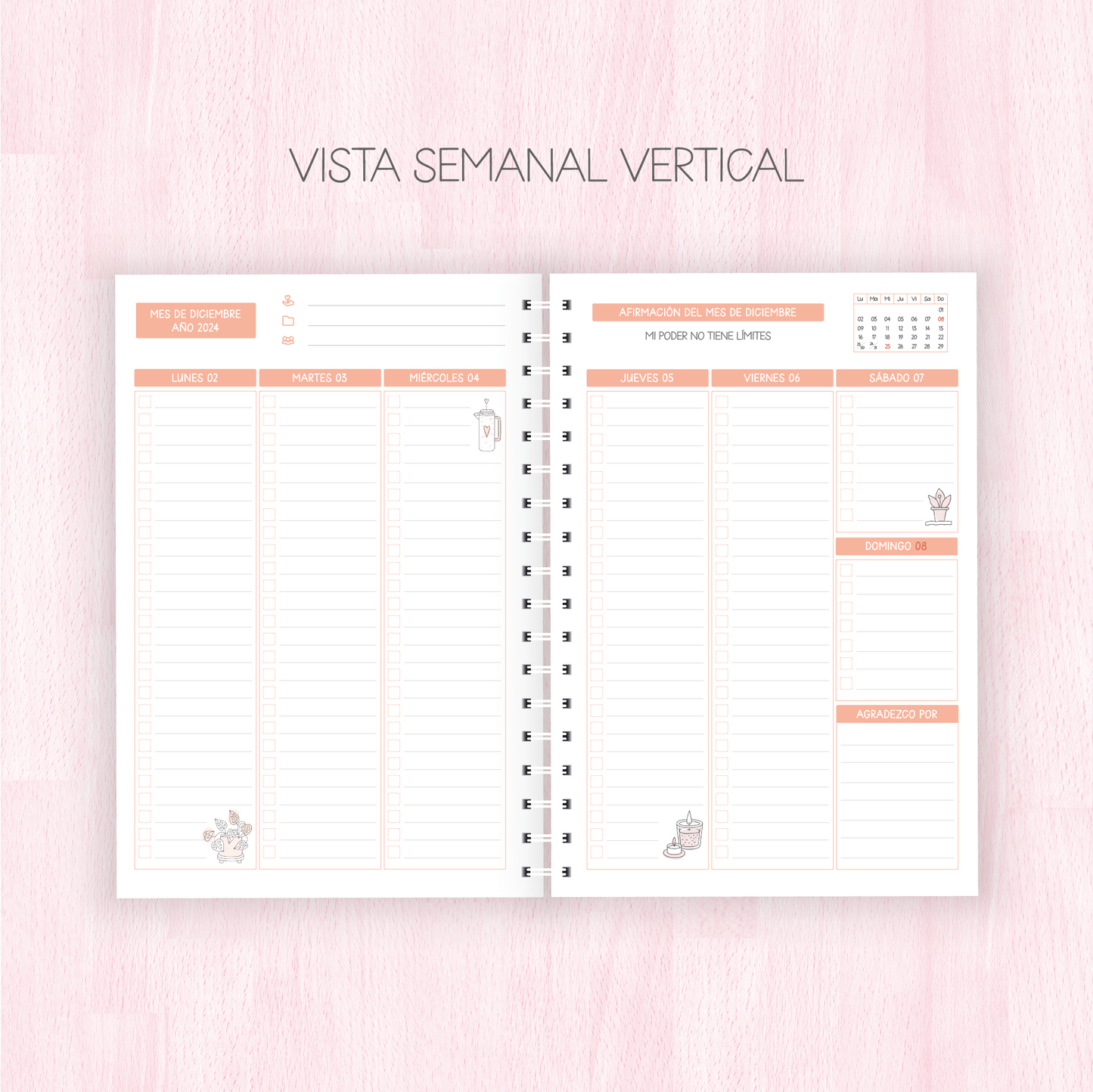 Agenda 2024 - Semanal Vertical