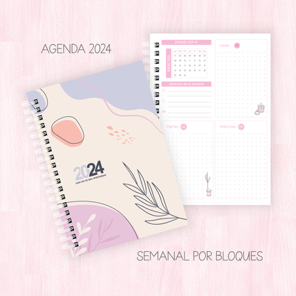 Agenda 2024 - Semanal por bloques