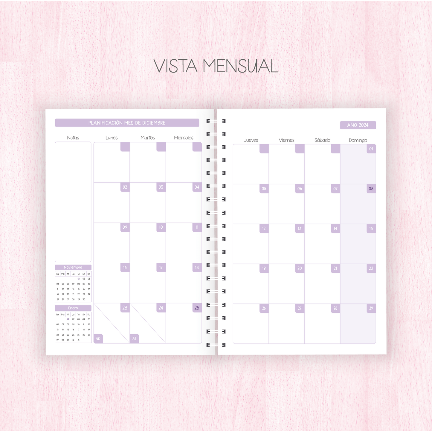 Agenda 2024 - Semanal Horizontal